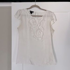 Spence Women’s White Flower Blouse